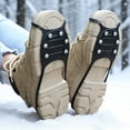 thumbnail image 4 of TPE Adult Shoe Covers with Manganese Steel Crampons for Winter Outdoor Activities like Hiking and Skiing, 4 of 9
