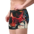 thumbnail image 2 of Honeii Abstract Colorful Skull Art Print Mens Boxer Briefs Breathable,Boxer Brief for Men, Moisture-Wicking Underwear-Small, 2 of 5