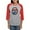 Heather/Red, variant on CafePress - Don't Eat The Play Doh! Long Sleeve T Shirt - Womens Baseball Tee