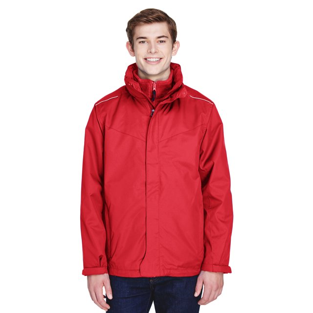 Chaqueta 3 en 1 Núcleo 365 Region para hombre con forro polar CLASSIC RED 5XL 88205