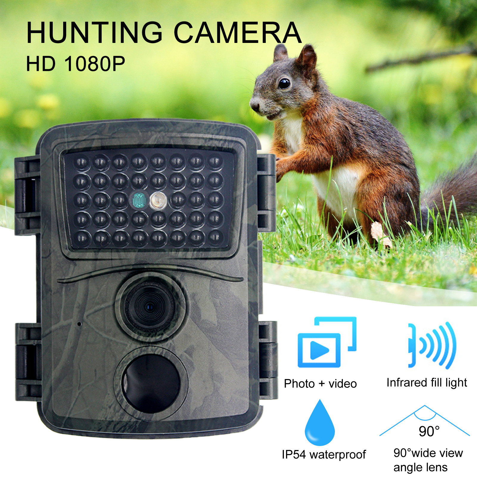 PR600A 1080P Highdefinition Waterproof Hunting Security Protection