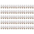 thumbnail image 1 of Bloque de terminales de 20 piezas Suministros de conectores de cables industriales ignífugos de tipo pasante 20A4‑in‑4‑out, 1 of 14