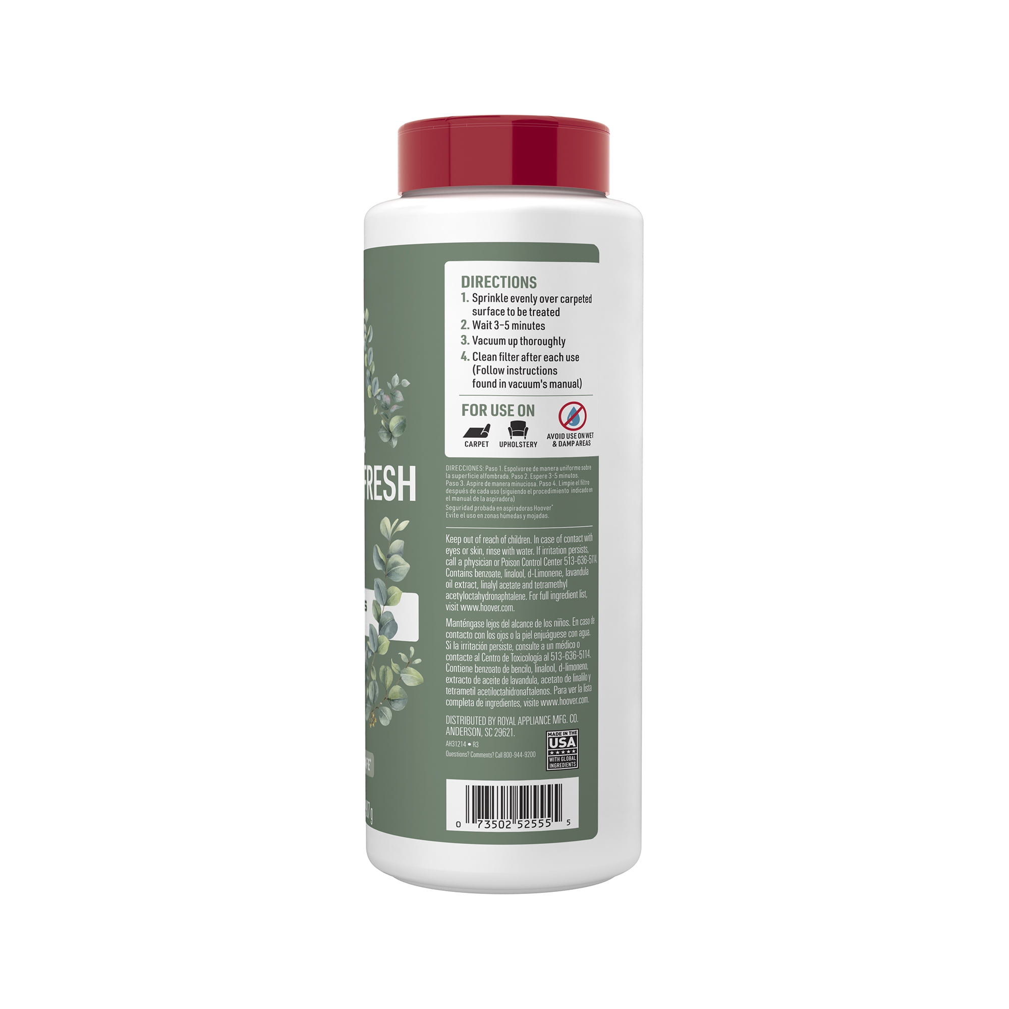 Hoover, Carpet & Room Refresher, AH31214, Eucalyptus Scent