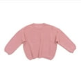 thumbnail image 1 of Bébé Fille Tricot Pull Pull Pull Sweat-Shirt Chaud Col Rond à Manches Longues Tops pour Bébé Tout-Petit, 1 of 3