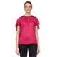 thumbnail image 1 of Michael Kors Womens Jacquard Satin Dolman Blouse, deepfuchsia, Petite, PM, 1 of 1