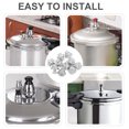 thumbnail image 3 of OULII 10Pcs Pressure Cooker Main Valve and Exhaust Valve Silver Replacement Parts for Kitchen Use, 3 of 7