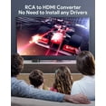 thumbnail image 5 of RCA to HDMI,AV to HDMI Converter, 1080P Mini RCA Composite CVBS Video Audio Converter Adapter Supporting PAL/NTSC for TV/PC/ PS3/ STB/Xbox VHS/VCR/Blue-Ray DVD Players, 5 of 8
