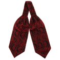 thumbnail image 2 of Retro Paisley Jacquard Cravat Ascot Tie Winter Wedding Church Accessories 04, 2 of 8