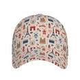 thumbnail image 2 of Yiaed Paris Print Cap Adjustable Size for Running Workouts and Outdoor Activities All Seasons, 2 of 5