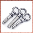 thumbnail image 3 of Expansion Screw Bolts, 304 Stainless Steel M6 M8 M10 M12 Lifting Ring Expansion Hook Screw Water Heater Expansion Bolt Swing Hook Hook(Dimensions:M12x80(2 PCS)) (Size : M6x120(10 PC (Size : M6x50(10, 3 of 5