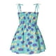 thumbnail image 1 of Vestido Para Niñas Ropa Para Bebés Ropa De Verano Para Niños Pequeños Vestido Sin Mangas Con Tirantes Ropa Floral Para Niños Verde Odeerbi LM103-5574, 1 of 9