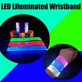 thumbnail image 2 of SSKFHGI Blue (A)$ Luminous Wristband Fluorescent Sports Bracelet Men And Women Led Flashing Luminous Bracelet Night Running Party Event Concert, 2 of 8