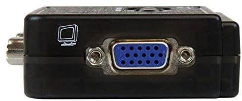 StarTech SV211KUSB 2 Port USB KVM Kit with Cables and Audio Switching