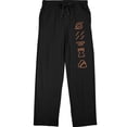 thumbnail image 7 of Naruto Shippuden Symbols Men's Black QT Sleep Pajama Pants-Large, 7 of 7