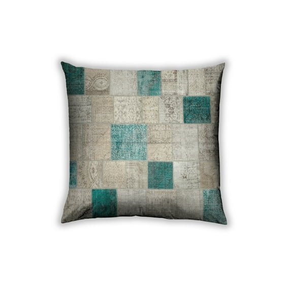 Ahgly Company Outdoor Square Contemporary Throw Pillow, 18 inch by 18 inch