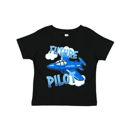 

Inktastic Future Pilot Blue Plane Gift Toddler Boy or Toddler Girl T-Shirt