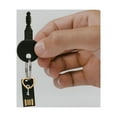 thumbnail image 3 of DESIGNICE 100pcs Heart Shape Key Rings DIY Key Chain Rings Handcrafted Rings Open Rings, 3 of 4