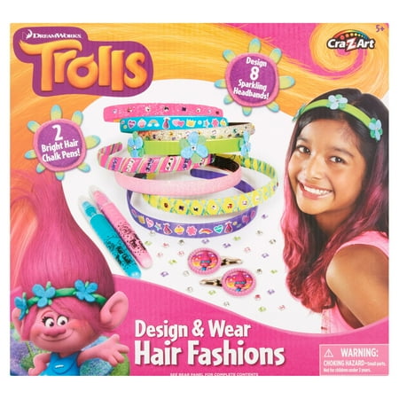 Cra-Z-Art Dreamworks Trolls Design & Wear Hair Fashions