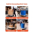 thumbnail image 6 of Platform Truck 2000lbs Capacity - Heavy Duty Steel Flatbed Cart Dolly, 6 of 9
