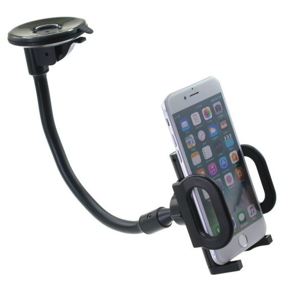 Dash Car Mount for Motorola Edge (2024)/(2022) - Windshield Holder Cradle Swivel Dock
