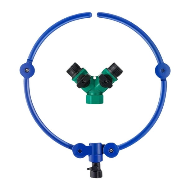 Aspersor de Agua 360 degree para árboles con Divisor de Manguera en Y, Reutilizable, para Jardín Y Exteriores
