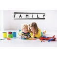 thumbnail image 1 of Custom Wall Decal Sticker : Family Lettering Text Quote 12x30 Inches, 1 of 1