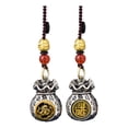 thumbnail image 2 of Chinese Zodiac Wealth Bag Pendant Charm For Daily Fortune Rotating God Of Wealth Bag Luck And Keychain For Good Fortune，A Zodiac God Of Wealth Bag Pendant （Clearance）, 2 of 9