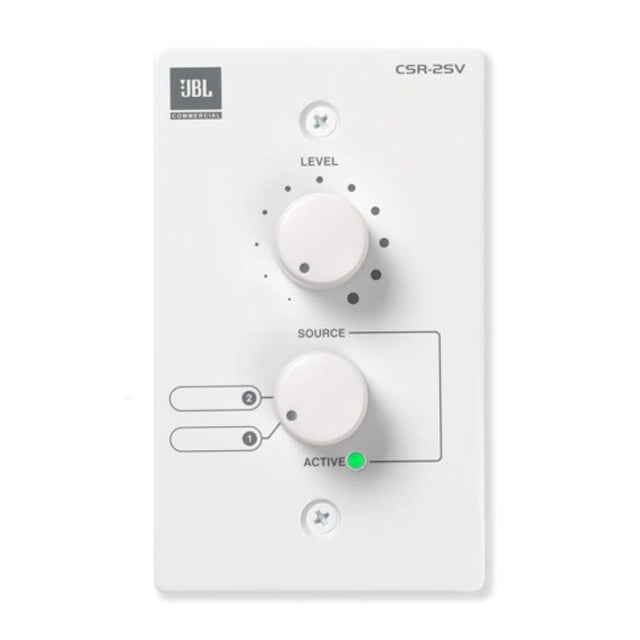 Controlador de pared JBL Professional CSR-2SV-WHT para CSM-21, CSM-32