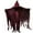 red, variant on Hooded Cloak Men Women Unisex Cloak with Hood Adult Halloween Cloak Vampire Witch Cape Cosplay Costume, 5ft Length