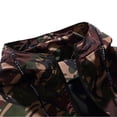 thumbnail image 5 of Tiweut Mens' Jackets Mens Camo Print Patchwork Hooded Drawstring Long Sleeve Zipper Coat with Pocket Tops Army Green,L, 5 of 6