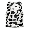 thumbnail image 4 of Abrigo con estampado de vaca para hombre, chaqueta con frente abierto, chaleco, disfraz Hippie para Festival de Halloween, cárdigan de vaquero, vestido elegante para fiesta de Cosplay, 4 of 5