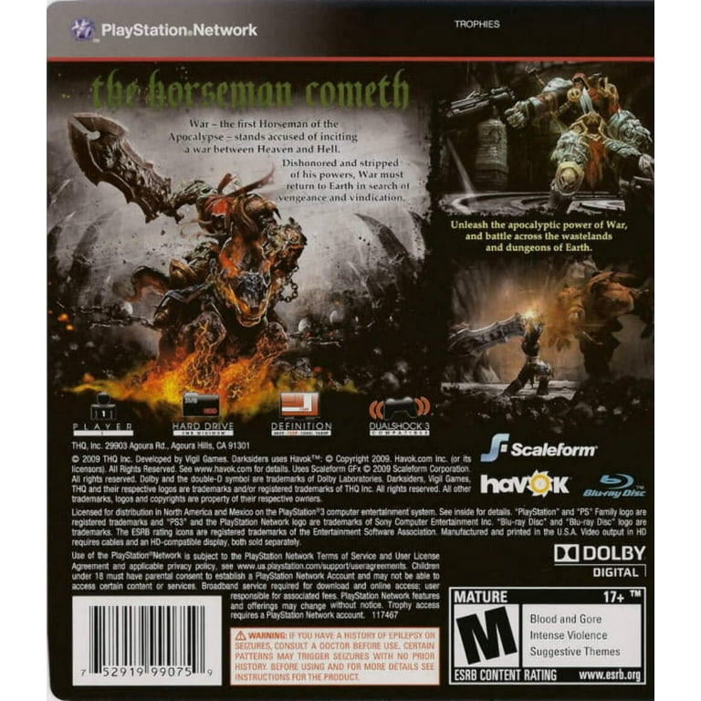 Darksiders - PlayStation 3 - Walmart.com
