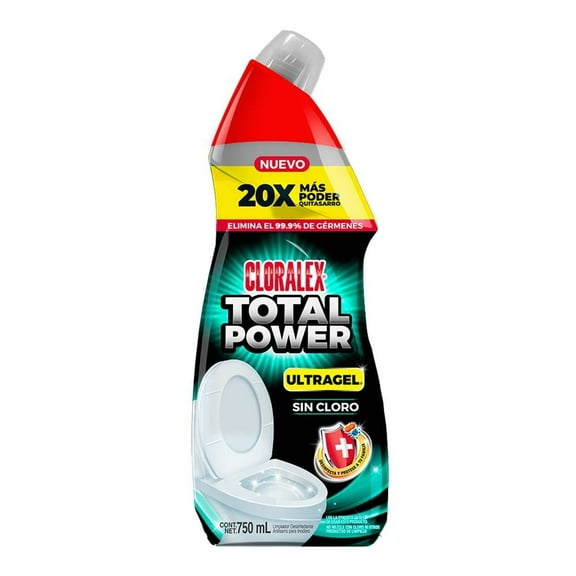 Limpiador Cloralex Total Power antisarro en gel para baños 750 ml
