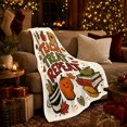 thumbnail image 3 of Teach Treat Repeat Quote with Pencils Apple Notebook Books Pumpkin and Leaves, Fun Autumn School Style for Teachers, Classroom Motif and Teacher Gift, Warm Flannel Blanket, Home Decor, 3 of 9