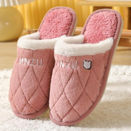 

Autmor Cute Animal House Slippers for Women Cozy Memory Foam Mens Slippers Soft Warm Slip Anti-Skid Rubber Sole Creative Gifts for Women Mom Girlfriend