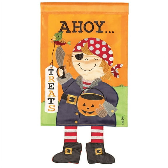 Magnolia Gardens M011623 30 x 44 in. Pirate Garden Flag