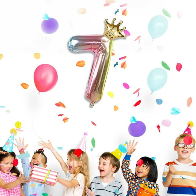 WREESH Used For Birthday Party, Anniversary Celebration 32IN Number Decoration Clearance