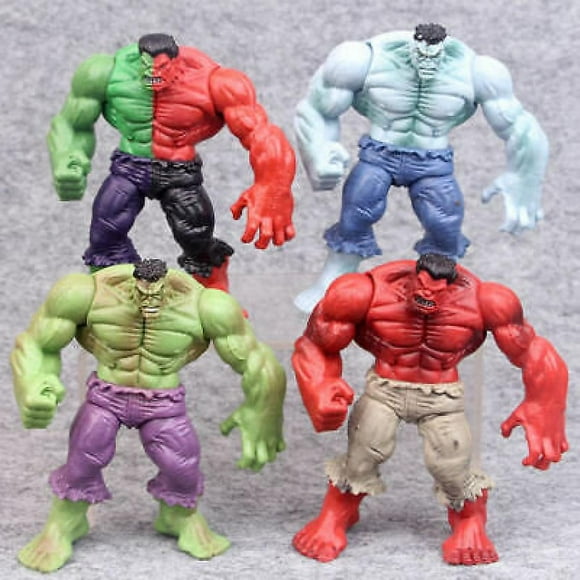 4PCS The Incredible Hulk Red, the legendary action character.-SinKeeU