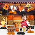 thumbnail image 3 of Rookie of The Year 1st Birthday Decorations, 8Pcs Basketball 1st Birthday Decorations Honeycomb Centerpiece Table Decoration for Boy Basketball Sport Theme Party Decoration, 3 of 6