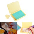 thumbnail image 1 of Bandeja para pintura de diamantes con tapa, organizador de cuentas, fácil de usar, contenedor de almacenamiento clasificador para bordado en esquinas amarillo, 1 of 8