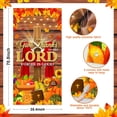 thumbnail image 6 of jopioc Give Thanks to The Lord Banner Christian Thanksgiving Door Decorations Fall Jesus Banner for Thanksgiving Party Supplies, 6 of 6