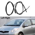 thumbnail image 2 of Suitable for Toyota , suitable for Yaris Hatchback drip molding 2-piece/set black left/right-, 2 of 2