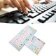 thumbnail image 4 of Pegatina de Teclado, Linda Pegatina de Teclado Material PVC Superficies Esmeriladas Clear Patrón de Uso FaciliDad de Uso 2 PCS Para Universal Desktop PC, 4 of 7