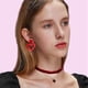 thumbnail image 2 of 5 Pcs Valentine'S Day Costume Set for Women with Earrings , Gloves,Heart Headband, Sunglasses, and Necklace, 2 of 5