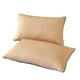 thumbnail image 3 of Funda de almohada Silk Cool Touch pack de 2 – Poliéster transpirable, verde menta/caqui/azul, 48×74cm, suave, absorbente de humedad, lavable a máquina, duradera, cama doble, 3 of 7