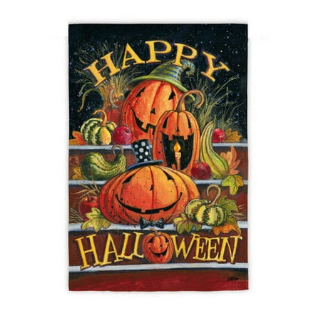 Flag, Gar, Happy Halloween Steps