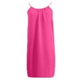 thumbnail image 7 of MAIHAN Backless Dresses for Women,Summer Sleeveless Backless cami Dresses Spaghetti Strap Flowy Dress Long Sundress with Back Tie(Hot Pink,XXXXL), 7 of 7