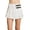 Cream, variant on Love Tree Women's Juniors High Waist Pleated Skort Mini Skirt (Black, Small)