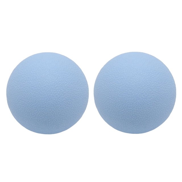 Pelota de masaje SIMPLECOOL Hard Lacrosse de 6 cm, paquete de 2 con bolsa de transporte