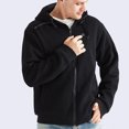 thumbnail image 2 of Abrigo/chaqueta informal con capucha de manga larga con calentamiento de fibra de carbono cálido inteligente Pompotops oipoqjl36945, 2 of 7